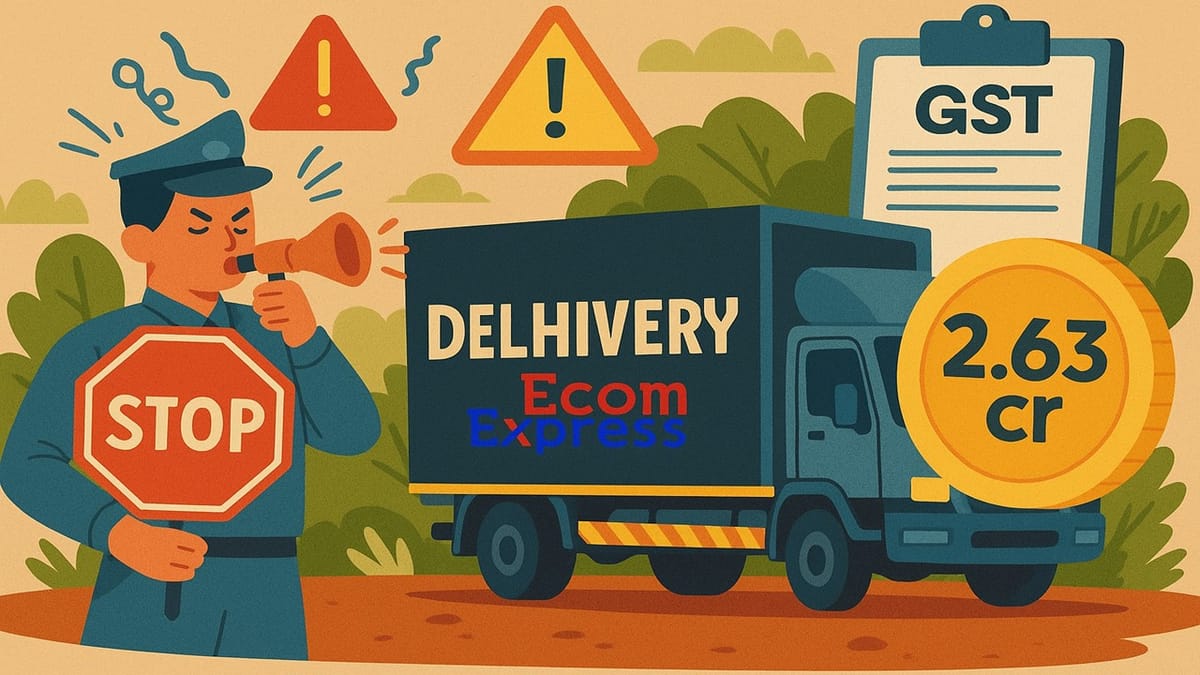 Delhivery Subsidiary Ecom Express Receives GST Penalty of Rs 2.63 Crore