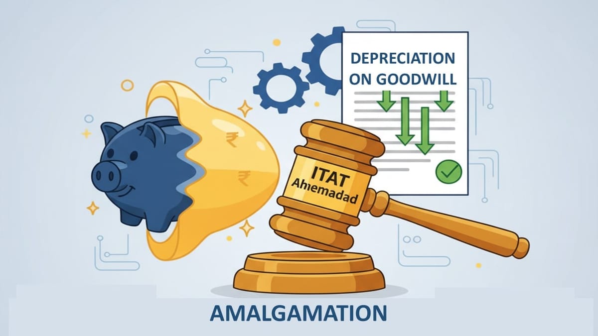 ITAT Ahmedabad Allows Depreciation on Goodwill Arising from Amalgamation