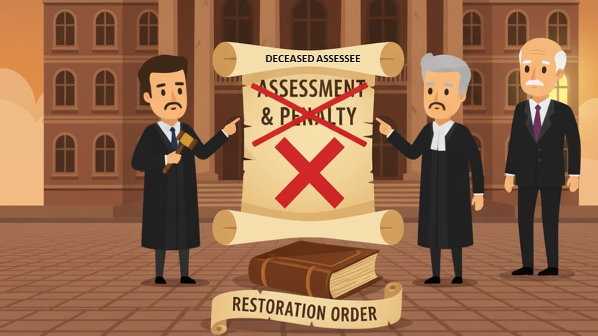 ITAT Ahmedabad Restores Assessment and Penalty Passed in Name of Deceased Assessee