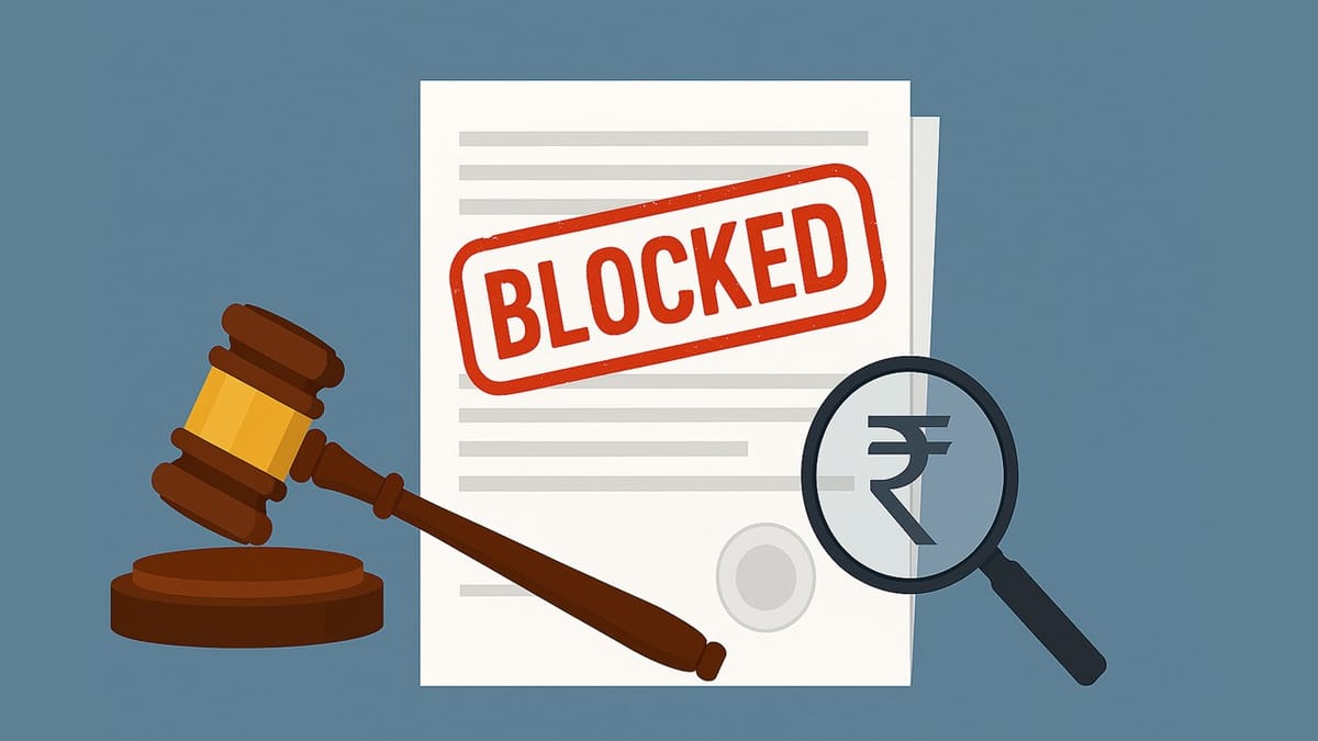 High Court Quashes ITC Blockage Order under Rule 86A; Directs Restoration of Rs.12.8 lacs