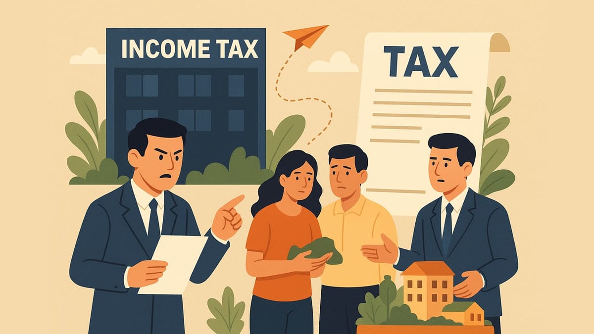 Income Tax Department Launches Drive Against Landowners Skipping Capital Gains Tax