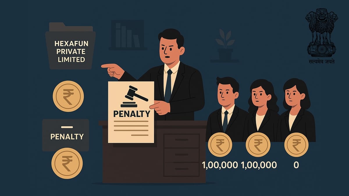 ROC Delhi Penalises Company and Its Directors for Violating Private Placement Rules