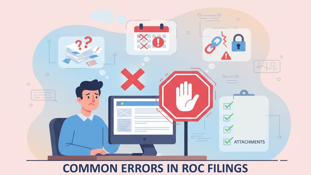 ROC Filing: Avoid These Common Errors in ROC Filings