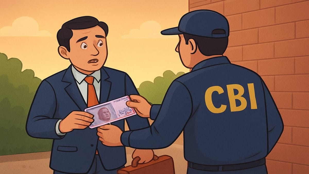 SBI Field Officer Nabbed by CBI in Rs 10,000 Bribe Case in Sidhi