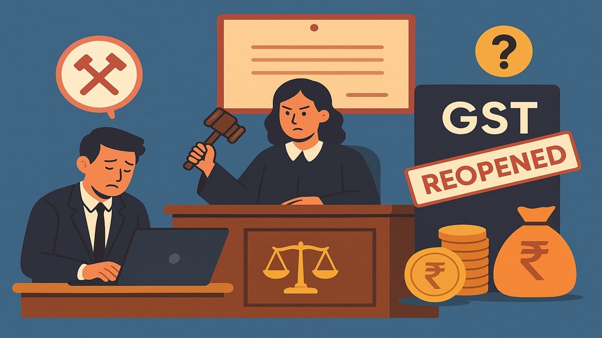 Delhi HC Slams GST Dept for Ex-Parte Order, Reopens SCN, Imposes 25k Cost on petitioner