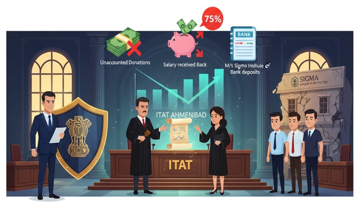 ITAT Ahmedabad Partly Upholds Revenue’s Appeal; Extrapolation of Unaccounted Income Found Justified