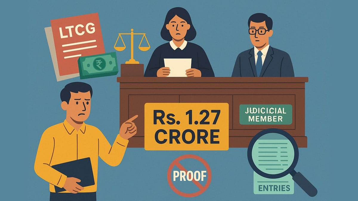 ITAT Ahmedabad Quashes Rs. 1.27 Crore Bogus LTCG Addition; No Proof of Accommodation Entries