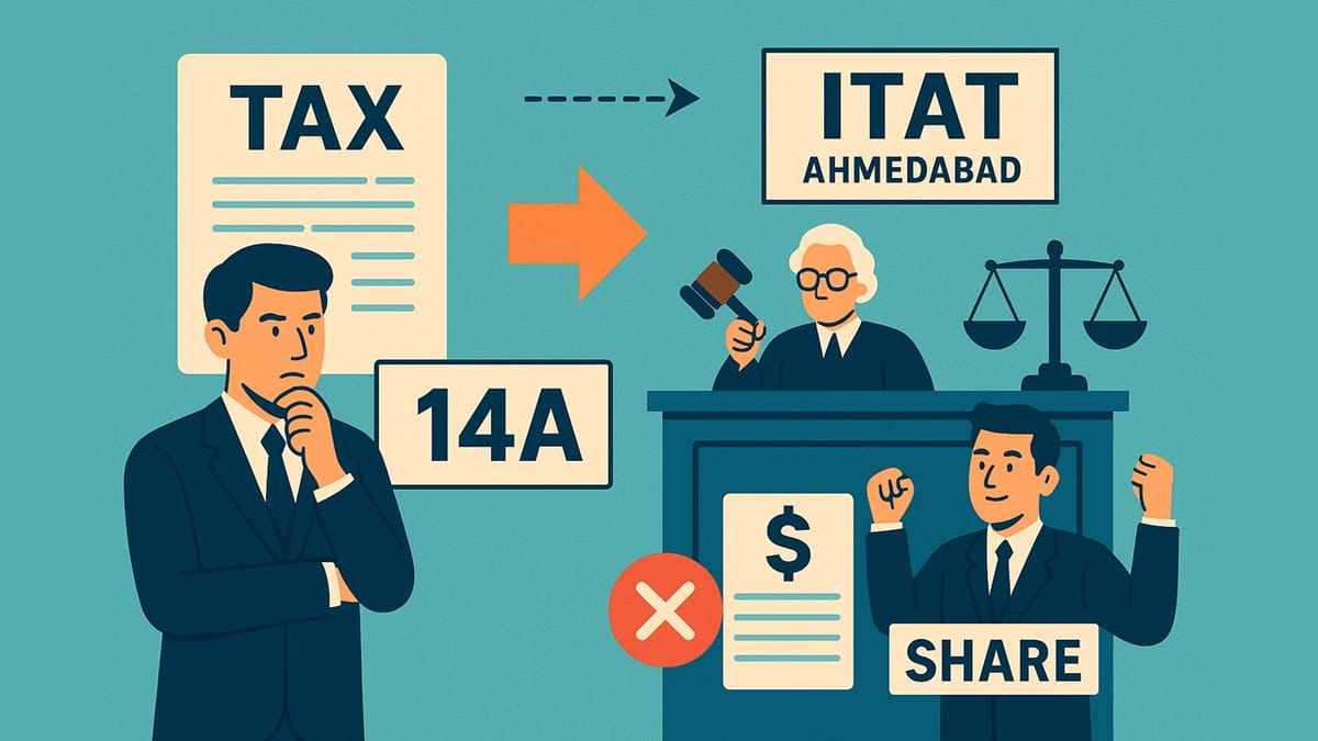 ITAT Ahmedabad Upholds 14A Revision but Quashes 263 Action on Share Purchase Valuation