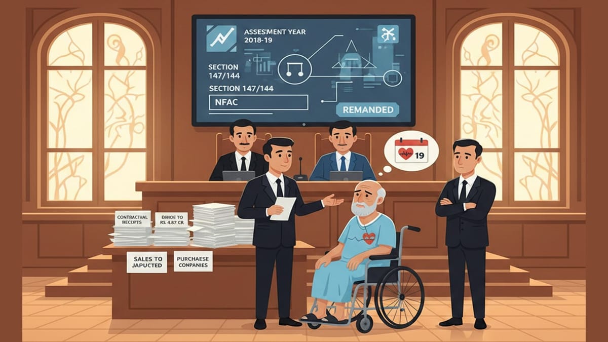 ITAT Delhi Restores Appeal After Non-Appearance Attributed to Accountant’s Heart Attack