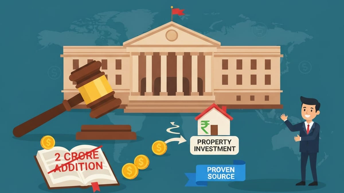 ITAT Mumbai Deletes 2 Crore Addition; NRI Proves Property Investment Came Entirely From Foreign Salary Savings