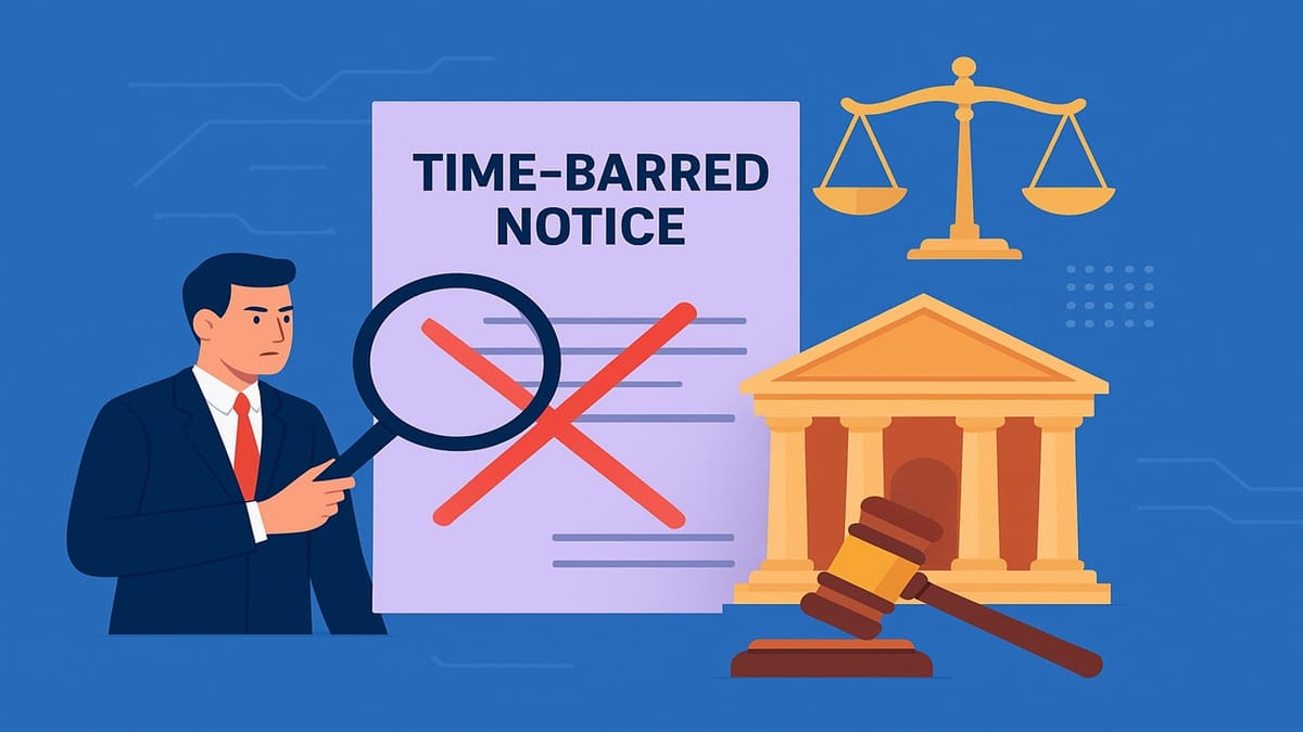 ITAT Quashes Time-Barred ITR Intimation Under Section 143(1) Issued by CPC