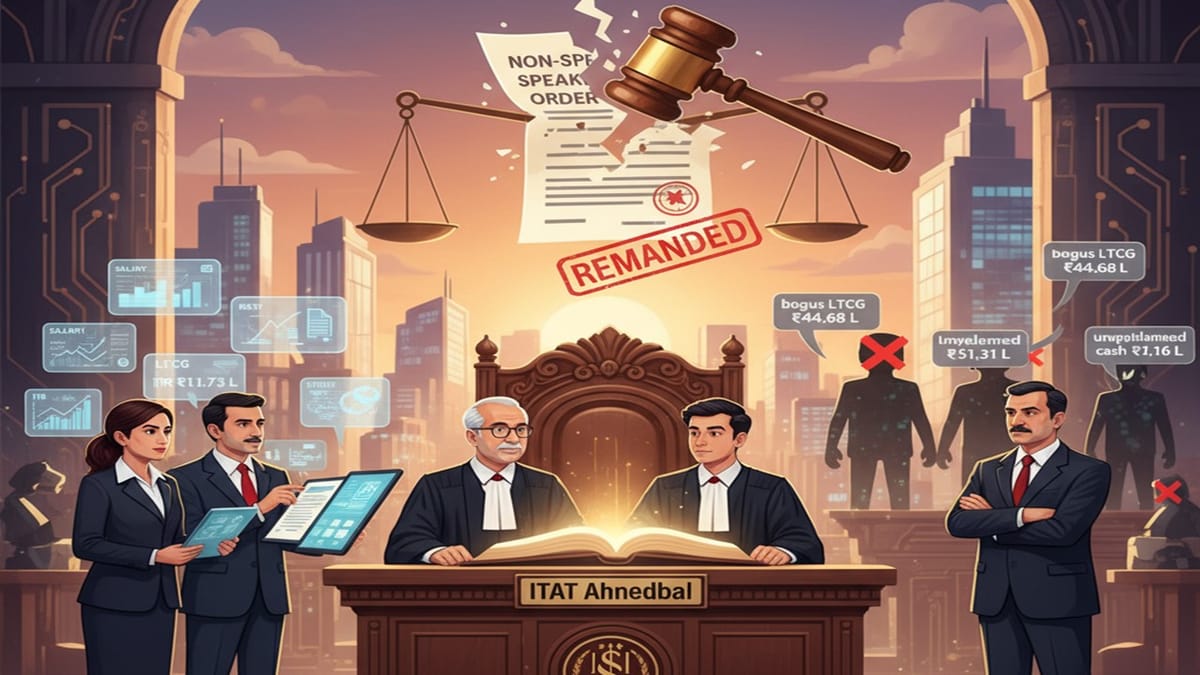 ITAT Remands Case to CIT(A): Non-Speaking Order Violates Principles of Natural Justice