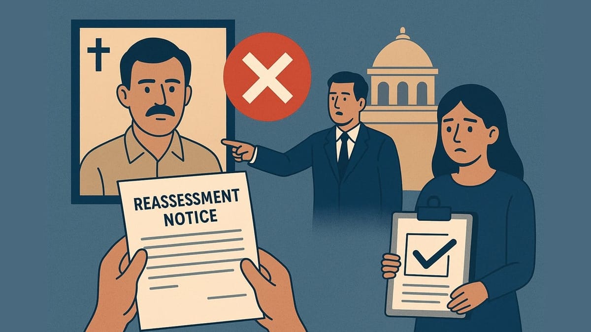 Reassessment on a Dead Person Illegal: ITAT Sets Aside Rs. 59.44 Lakh Addition