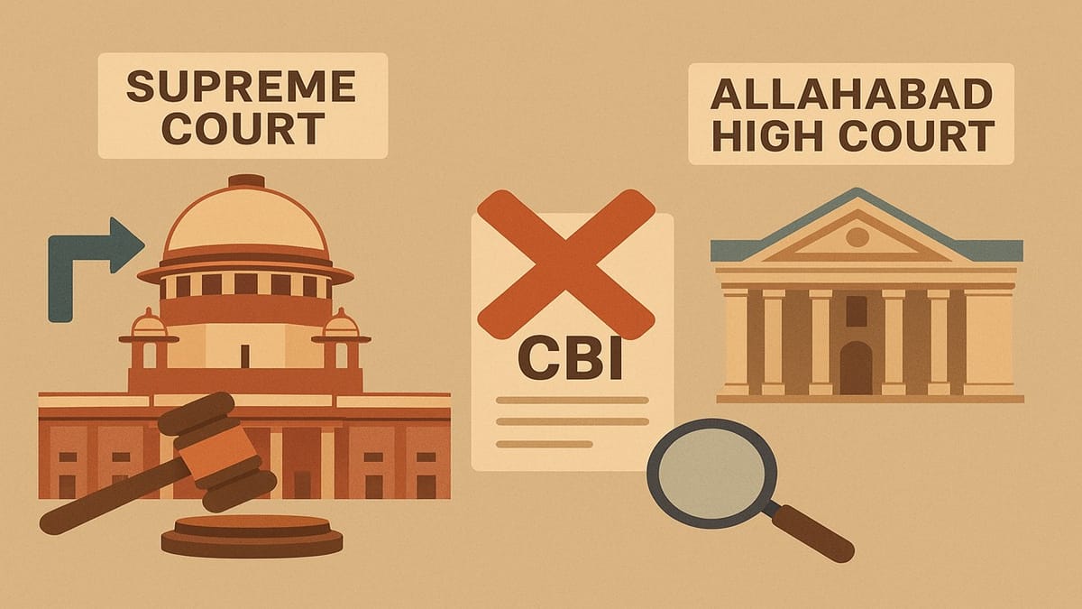 SC Quashes Allahabad HC’s Suo Motu CBI Probe Into UP Legislative Council Recruitment