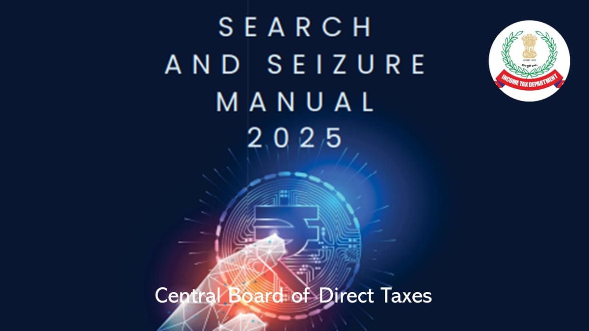 Download Income Tax Search and Seizure Manual 2025