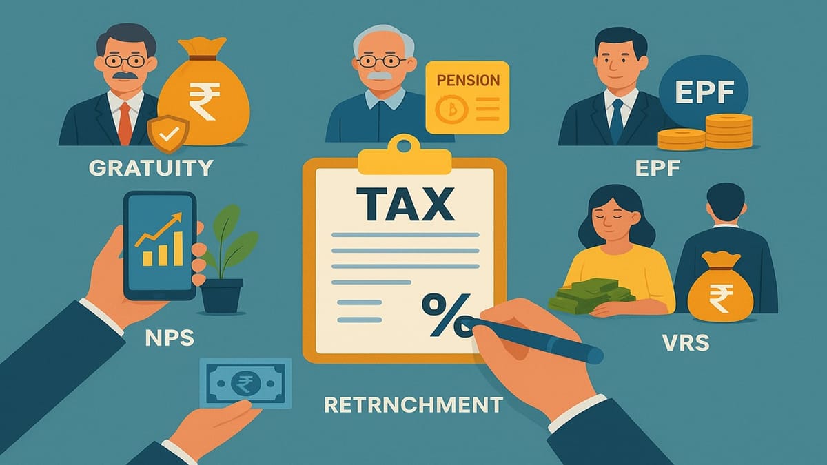 Income Tax applicability on Retirement Benefits