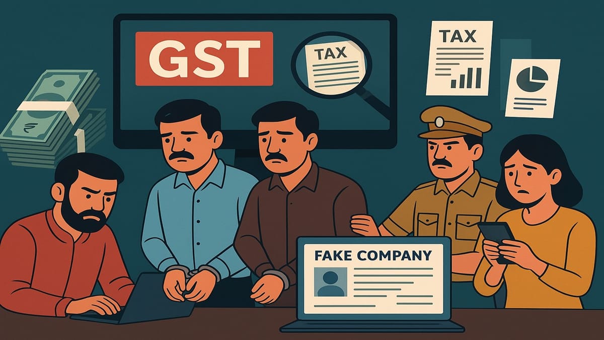 UP SIT Busts Rs 400 Crore GST Scam Running Through 144 Fake Companies