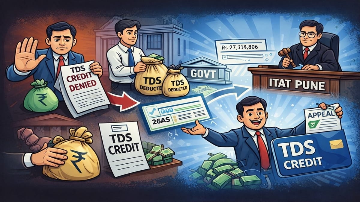 Assessee Cannot Be Denied TDS Credit for Deductor’s Default: ITAT Pune