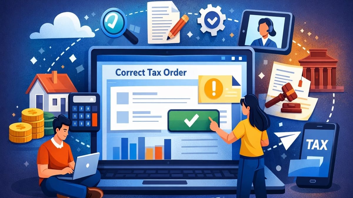 Big Relief for Taxpayers! Income Tax Rectification Applications Now Available Online at E-Filing Portal