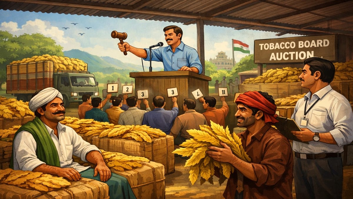 Centre Relaxes Tobacco Board Act to Allow Sale of Excess FCV Tobacco in Karnataka