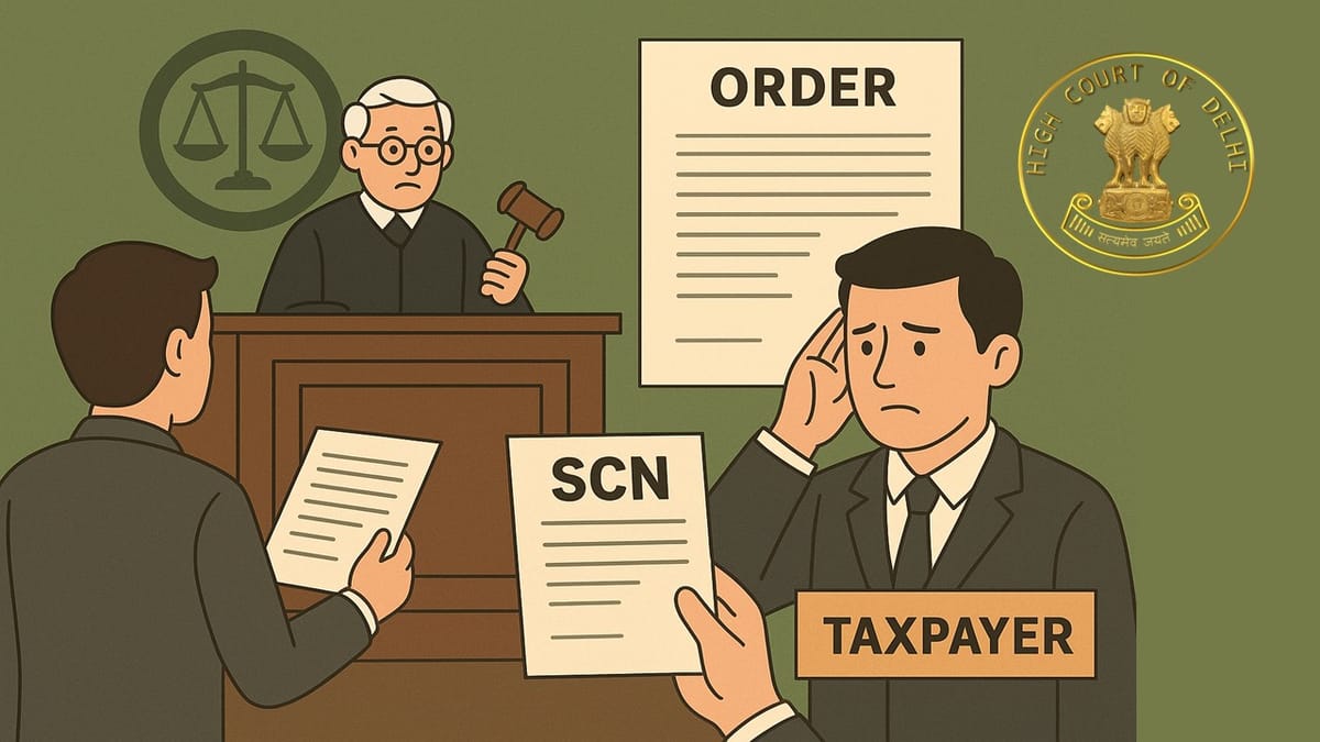 GST: Delhi HC Remands Case with Costs of Rs. 20,000 on Failure to Respond to SCN
