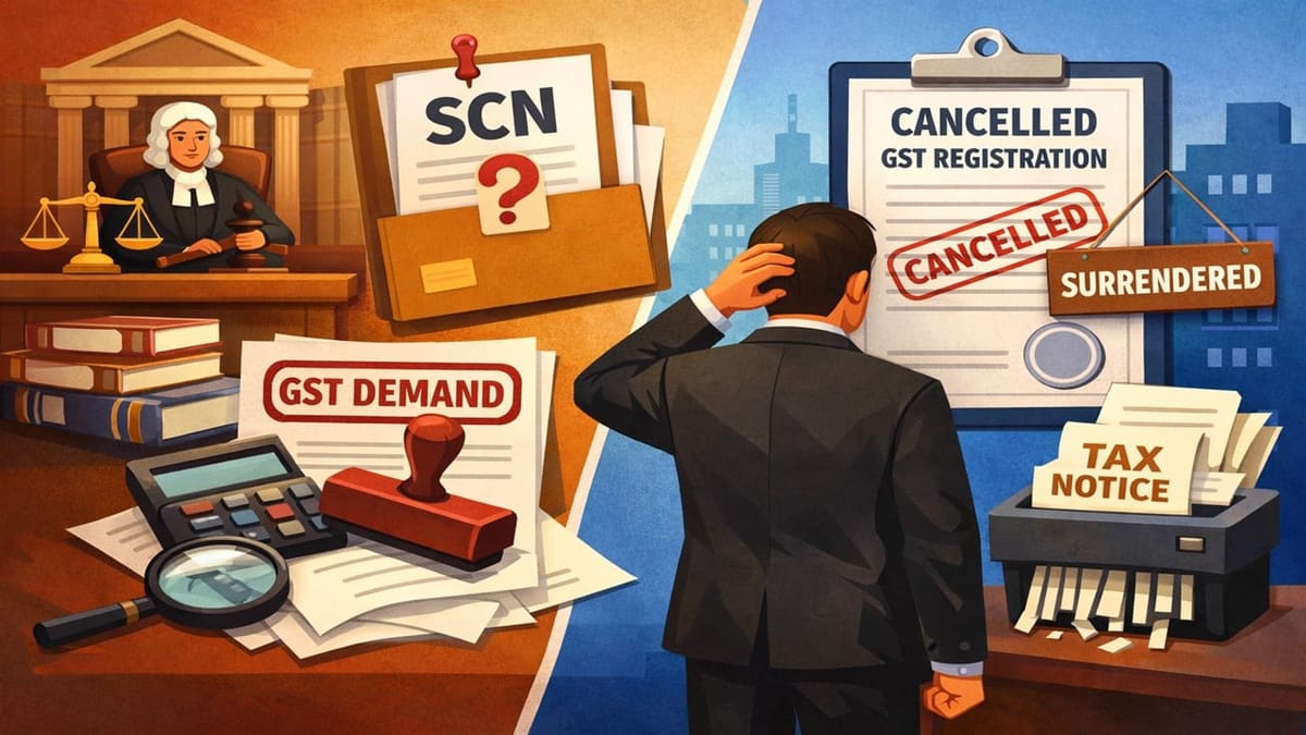 HC Remands GST Demand Where Assessee Missed SCN After Surrender of Registration