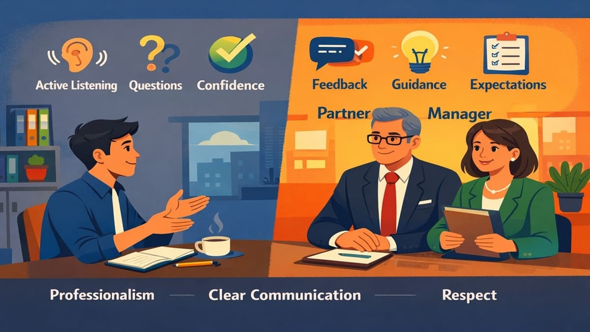 How to Communicate Effectively with Partners and Managers as a Fresher