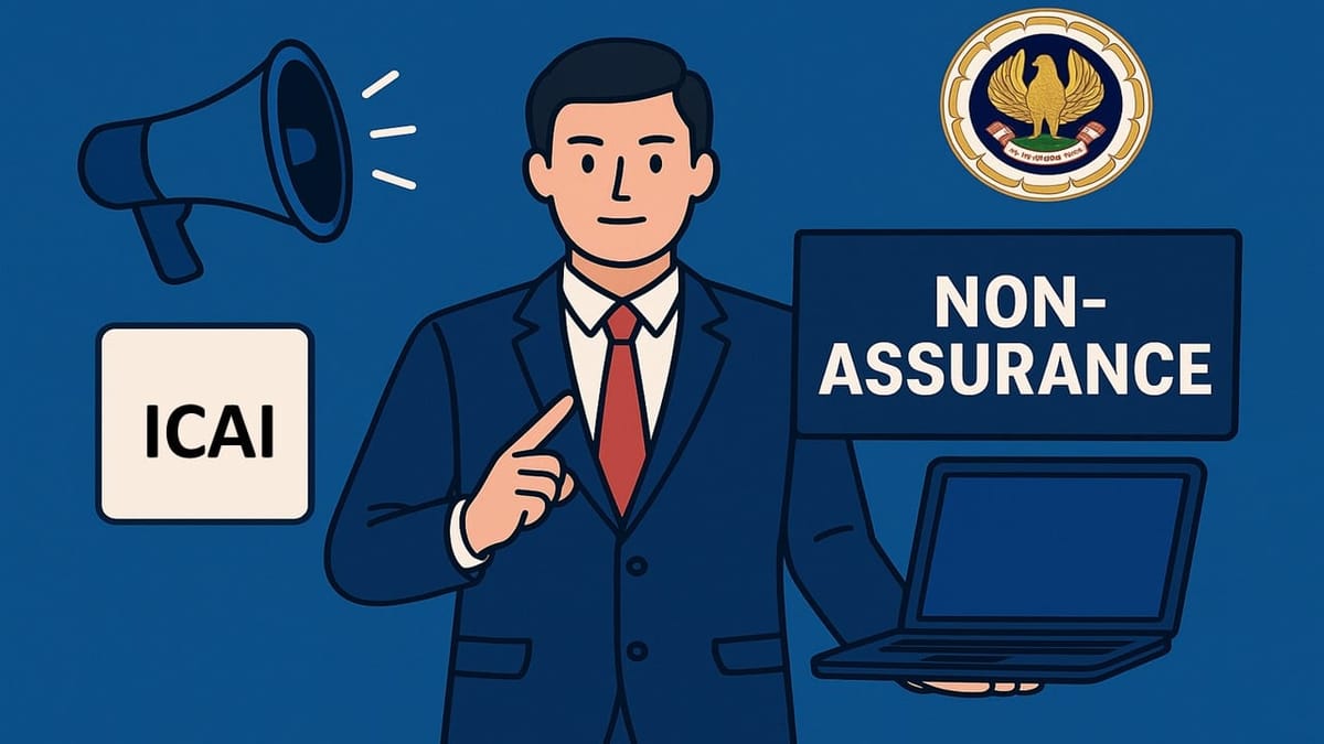 ICAI Allows CA to Advertise Non-Assurance Services: A Big Reform for Indian Firms