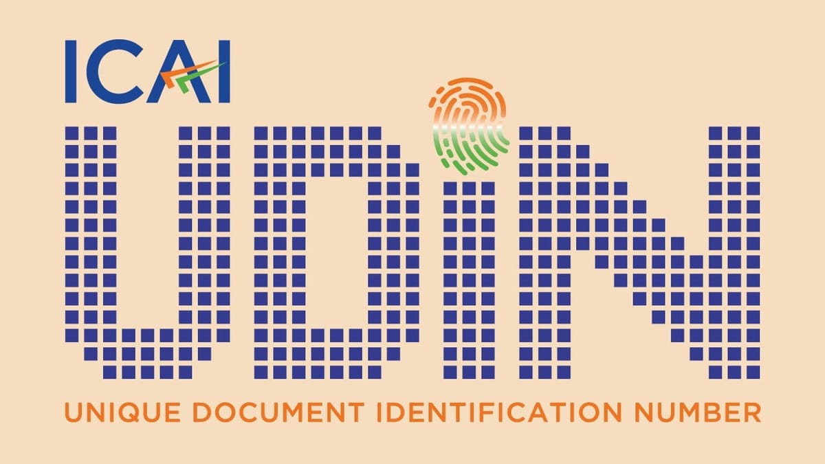 ICAI Compliance Update: Previous Auditor NOC Now Mandatory in UDIN