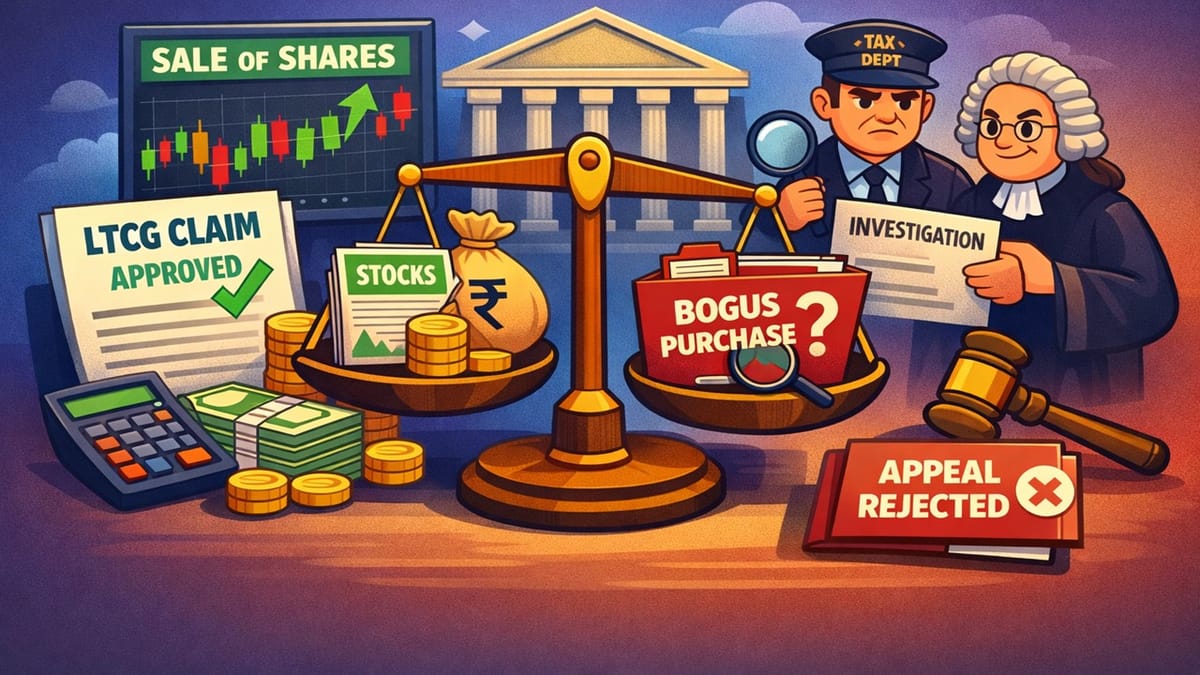 ITAT Allows LTCG Claim on Sale of Shares Under Section 10(38); Rejects Revenue’s Appeal Alleging Bogus Gains