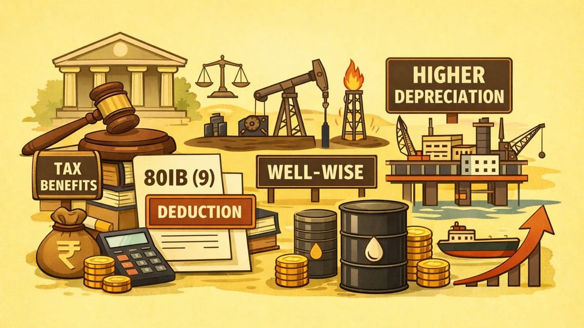 ITAT Allows Section 80IB(9) Deduction Well-wise; Grants Higher Depreciation on Oil Assets