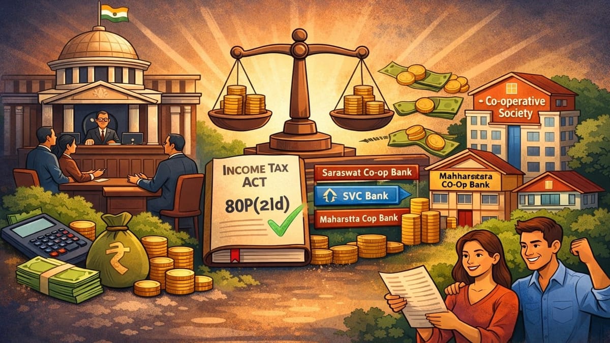 Deduction u/s 80P Cannot Be Denied If Investment Is with Co-operative Society: ITAT Rules