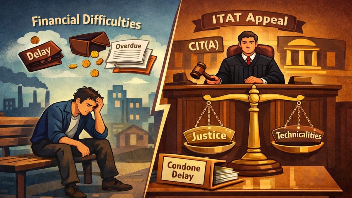 ITAT Directs CIT(A) to Condone Delay Caused Due to Financial Difficulties