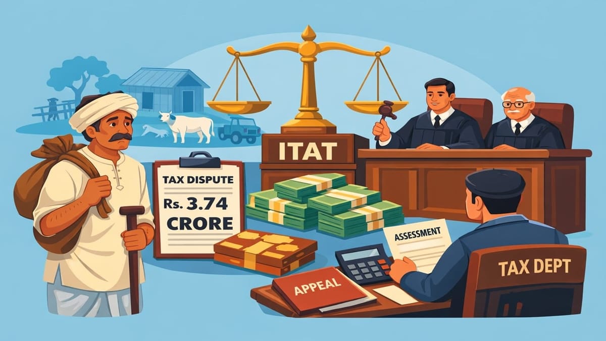 ITAT Gives Illiterate Farmer Another Chance on Rs 3.74 Crore Tax Dispute