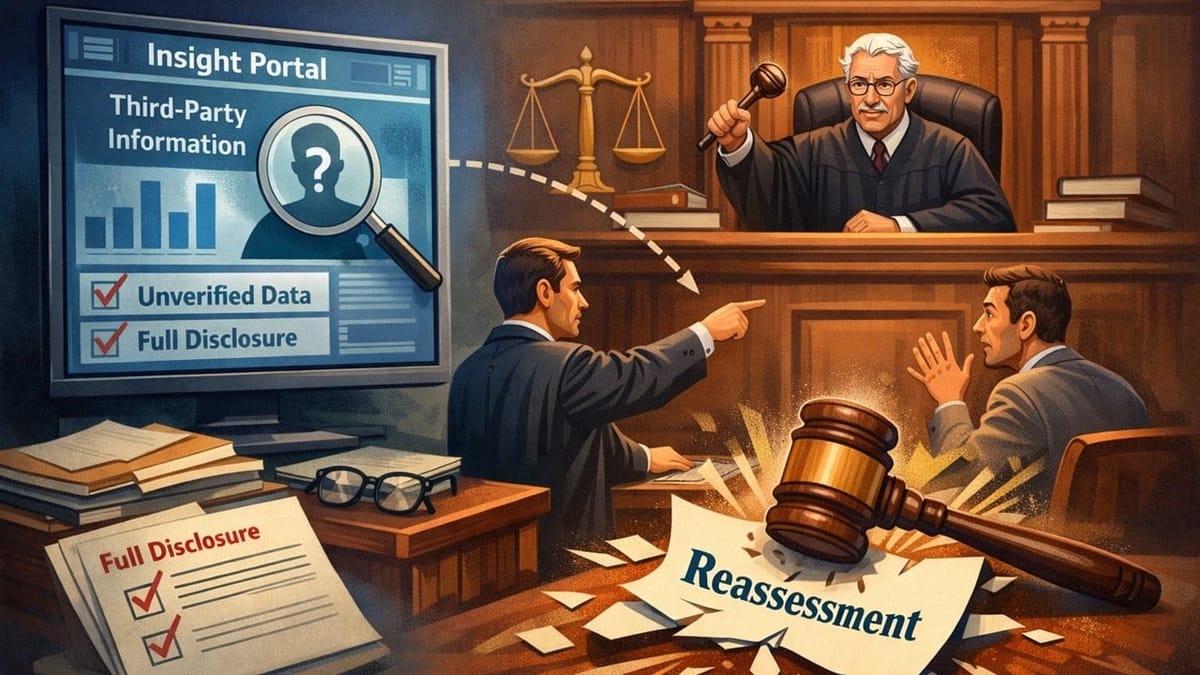 ITAT Held Reassessment Based on Third-Party Information and Borrowed Satisfaction as Invalid