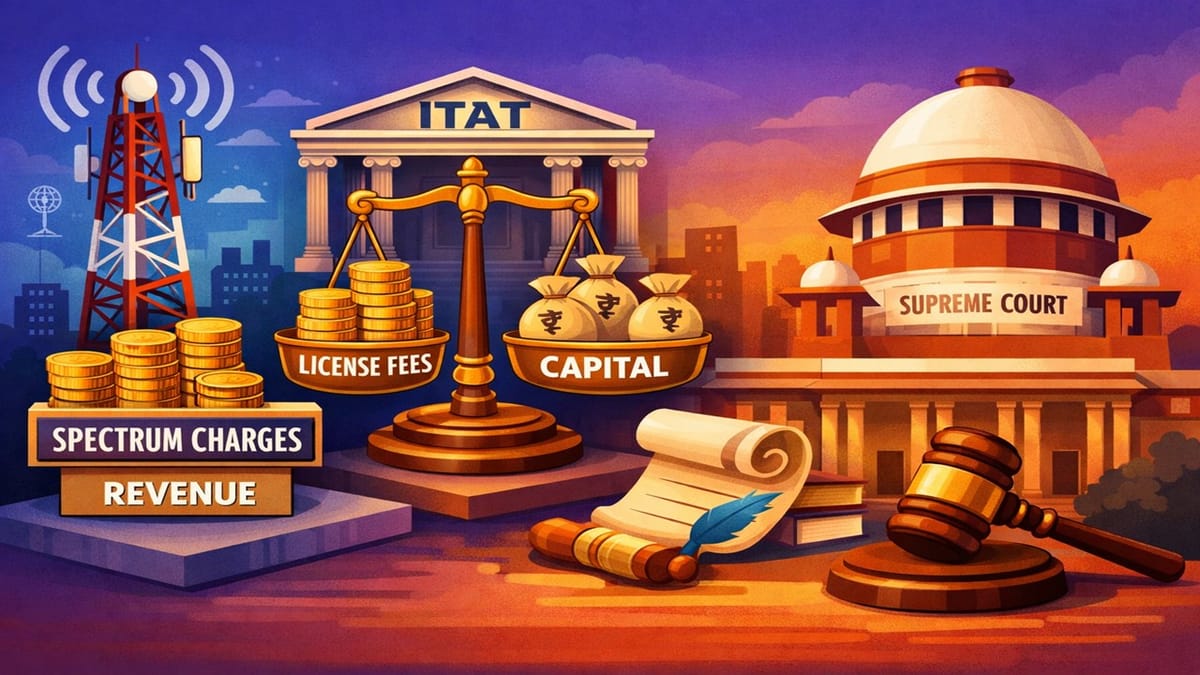 ITAT: Spectrum Charges Revenue in Nature, Licence Fees Capital per Supreme Court