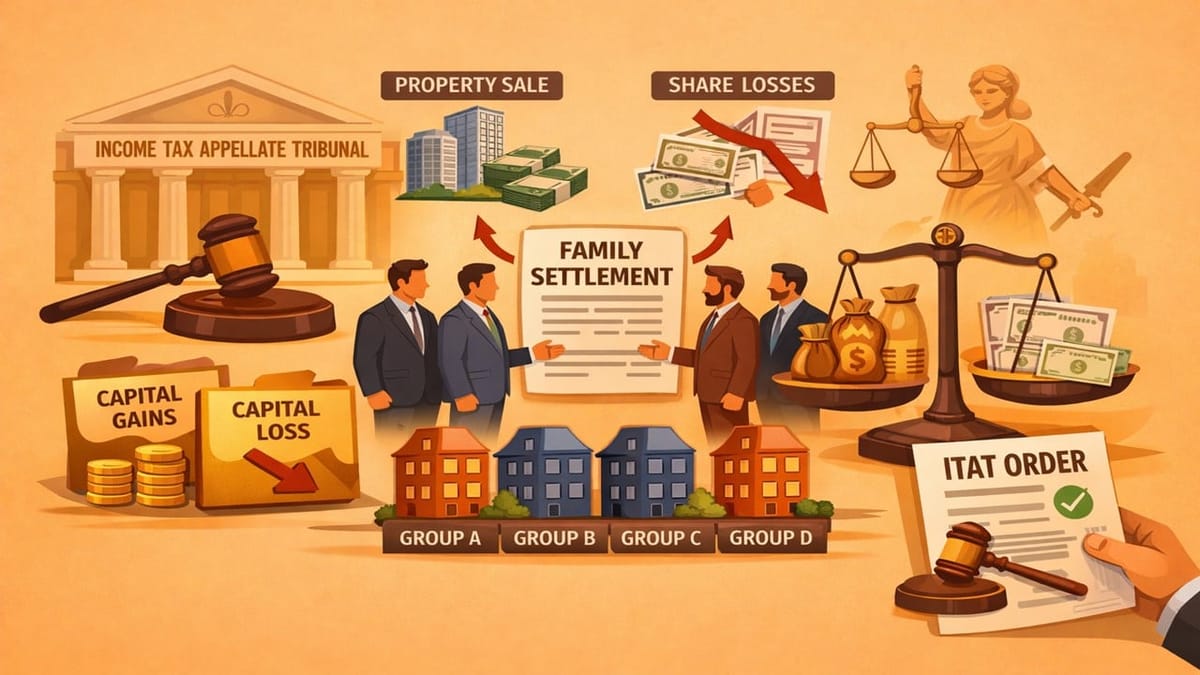 ITAT Upholds Capital Gains and Loss Claims in Family Settlement Restructuring