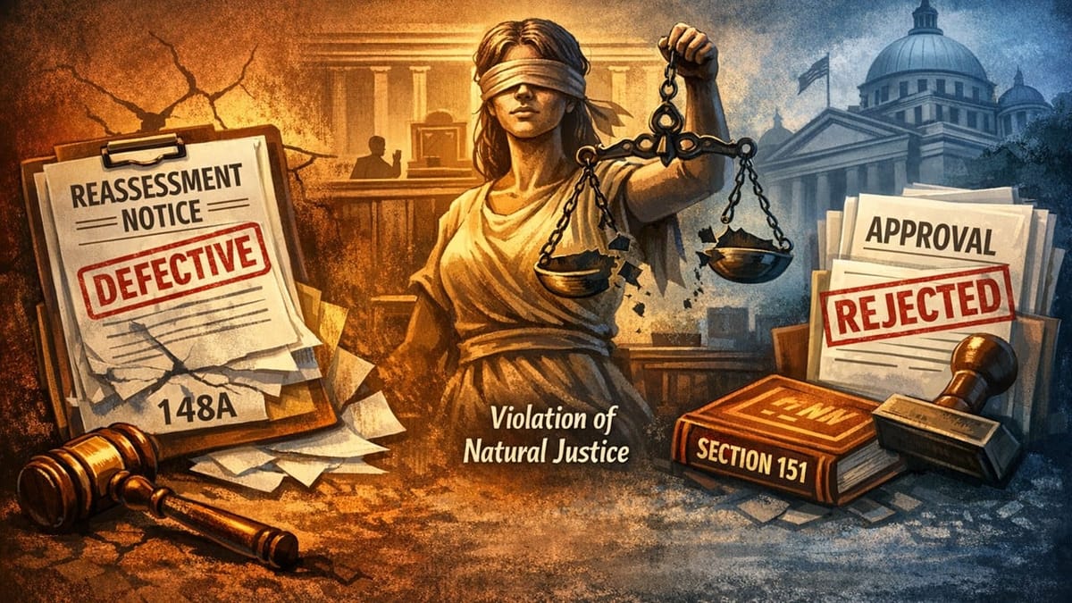 ITAT Upholds Taxpayer’s Relief Due to Defective Section 148A Proceedings and Invalid Approval