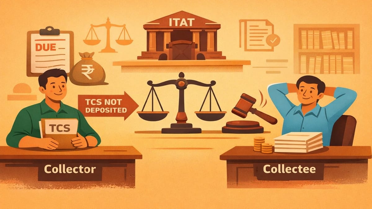 No Action Against Collectee if TCS Not Deposited by Collector: ITAT
