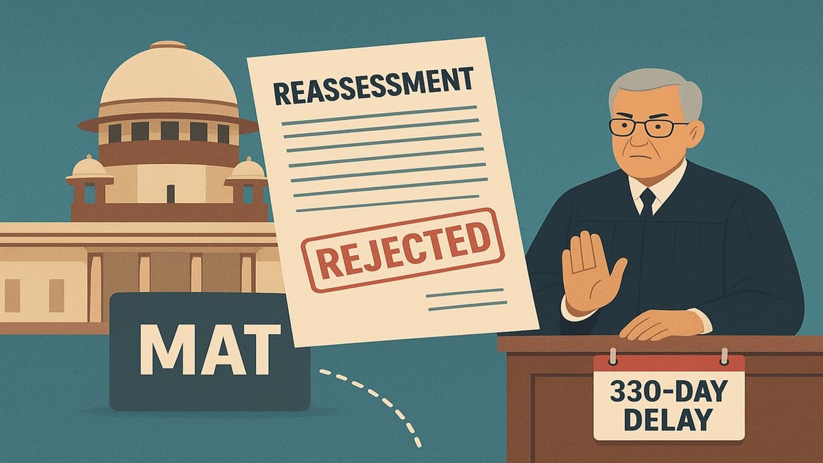 SC Refuses to Revive Reopened Assessments: No Tax Escapement Under MAT, 330-Day Delay Proves Fatal