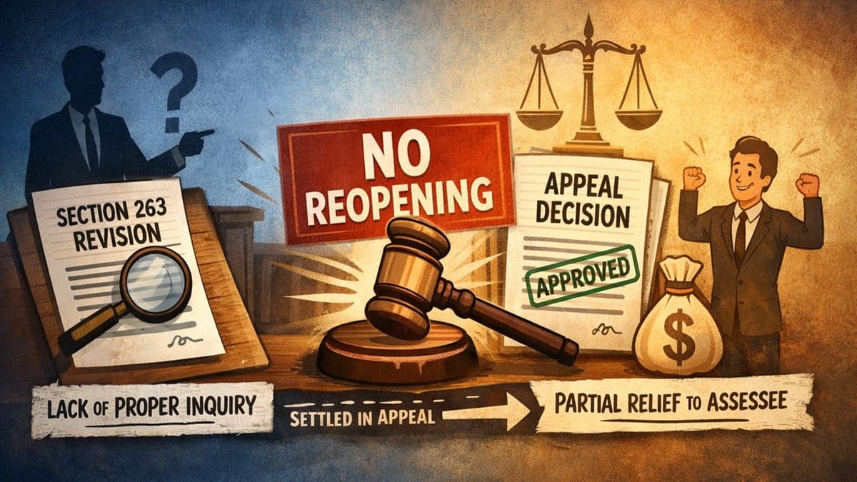 Section 263 Valid Only for Unexamined Issues, Cannot Reopen Matters Already Settled in Appeal: ITAT