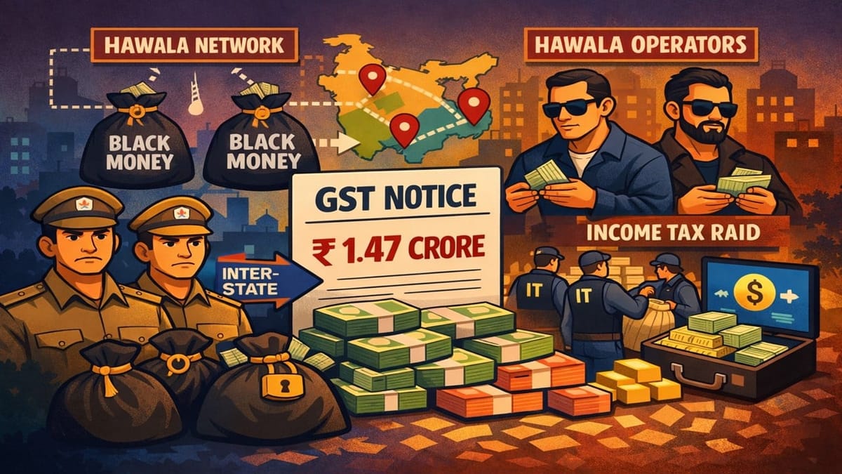 Bareilly Police Bust Inter-State Hawala Network Exposed by Rs 1.47 Crore GST Notice