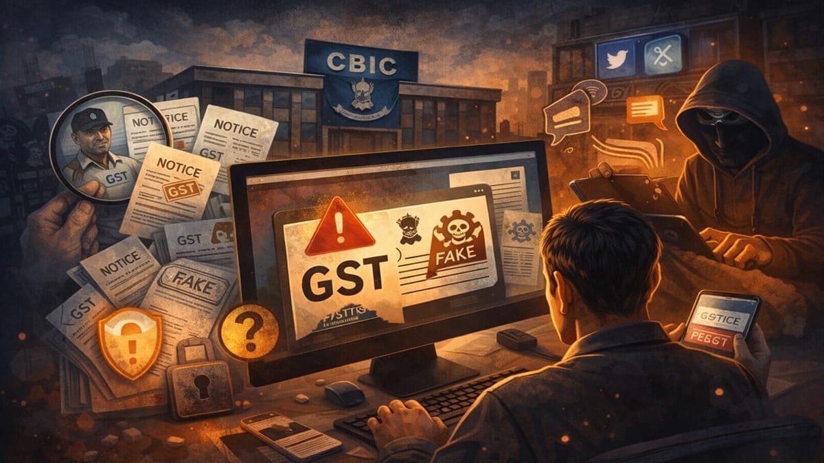 CBIC Warns Taxpayers Against Fake GST Notices Circulating Online