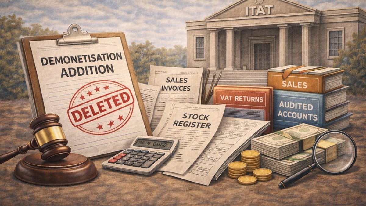 No Demonetisation Addition on Cash sales where Assessee Maintained Proper Sales, Stock and Audit Records: ITAT