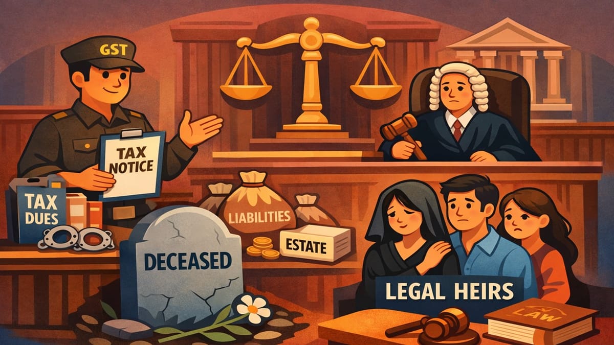 GST Authorities Must Proceed Against Legal Heirs, Not Deceased Persons: High Court