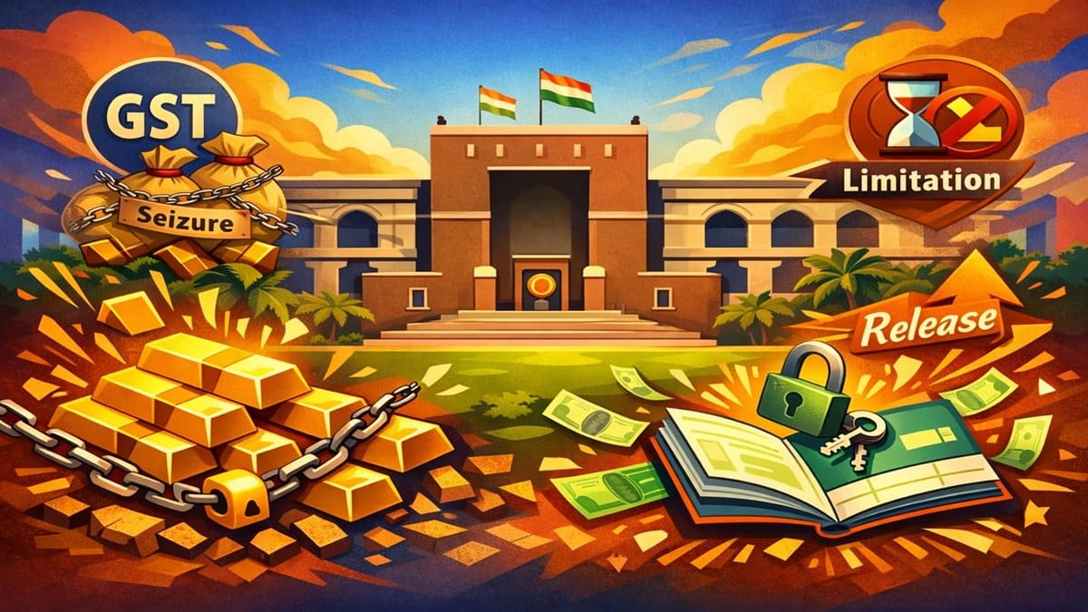 GST Seizure Beyond Limitation Invalid: Gujarat High Court Orders Release of Gold & Bank Accounts