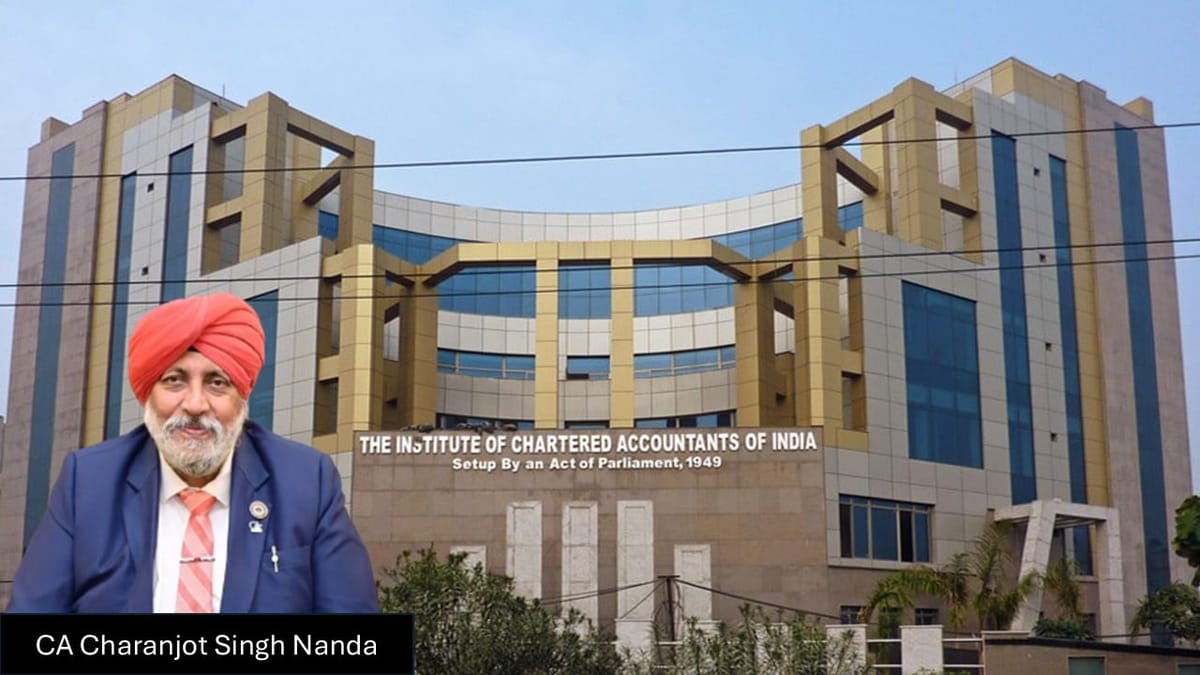 ICAI President CA Charanjot Singh Nanda Highlights India’s Economic ...