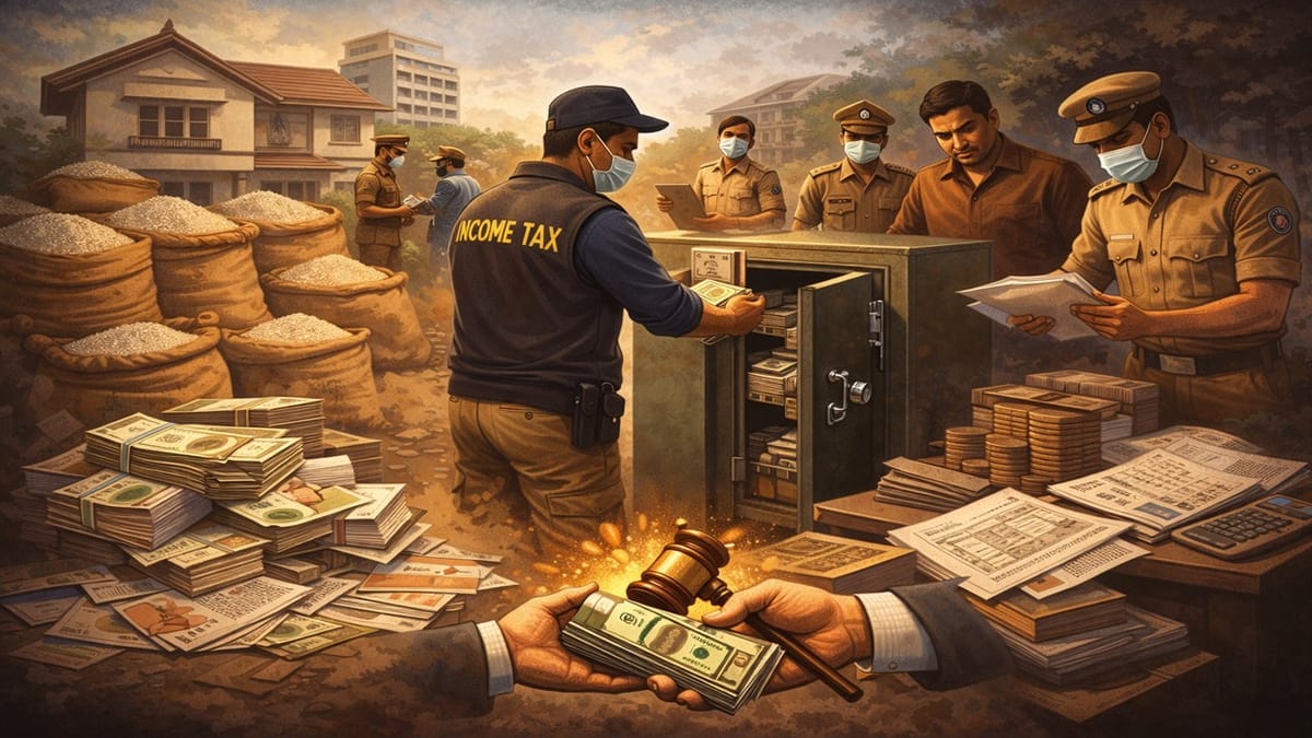 IT Department Conducts Raids Over Suspected Disproportionate Assets in Bihar