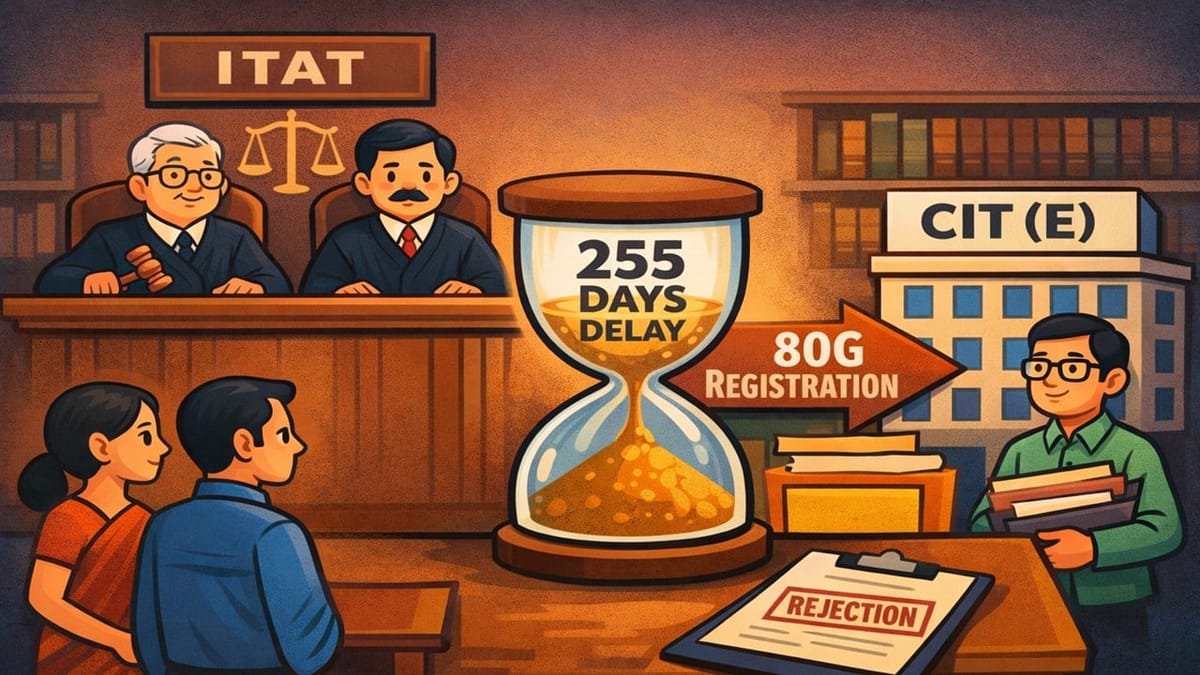 ITAT Condones 255-Days Delay, Sends 80G Registration Issue Back to CIT(E)