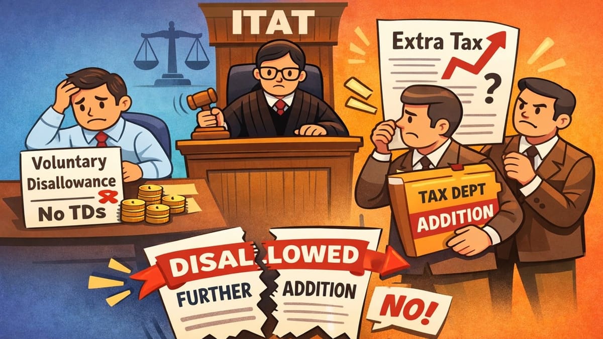 ITAT: No Addition for Typo in Tax Audit Report When Taxpayer Has Already Made Voluntary TDS Disallowance